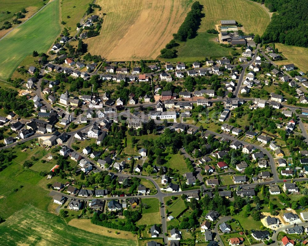 Veitsrodt aus der Vogelperspektive: Ortsansicht der Ortsgemeinde Veitsrodt im Bundesland Rheinland-Pfalz