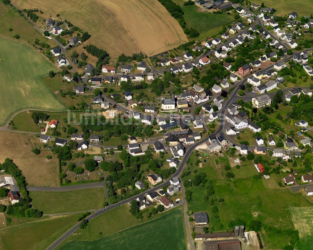 Luftaufnahme Veitsrodt - Ortsansicht der Ortsgemeinde Veitsrodt im Bundesland Rheinland-Pfalz