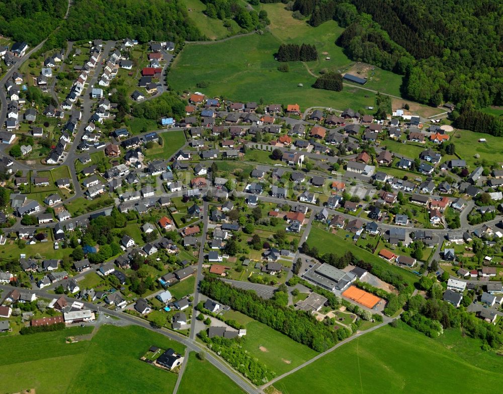 Luftbild Weitefeld - Ortsansicht der Ortsgemeinde Weitefeld im Bundesland Rheinland-Pfalz