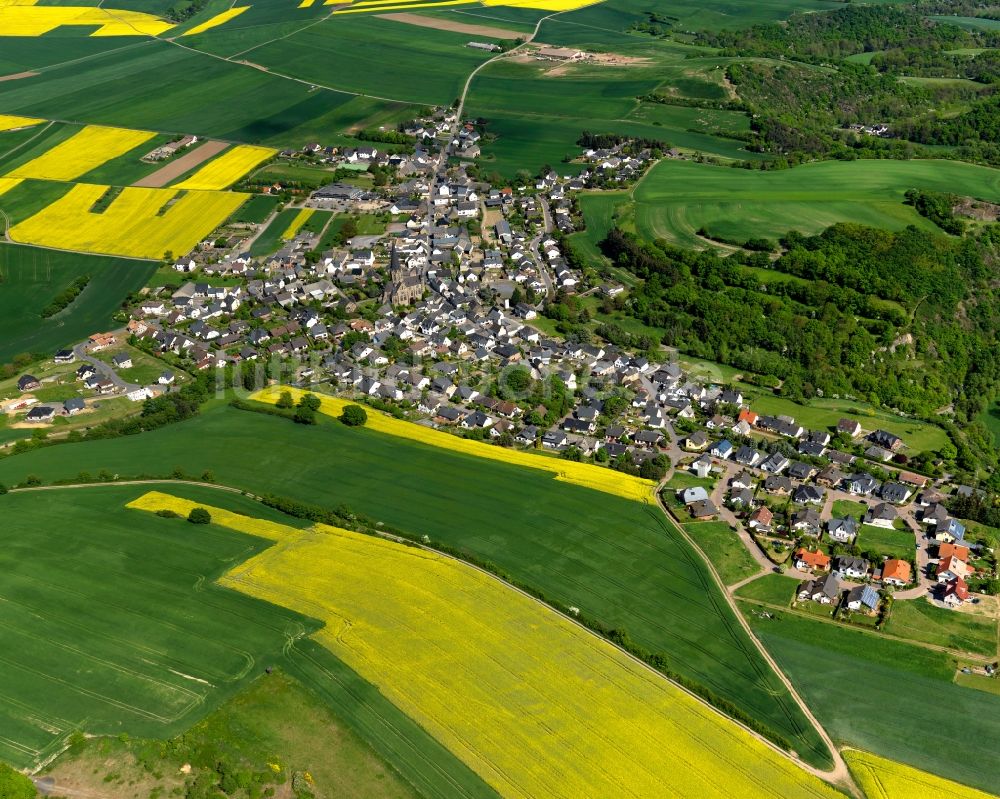 Luftbild Welling - Ortsansicht der Ortsgemeinde Welling im Bundesland Rheinland-Pfalz