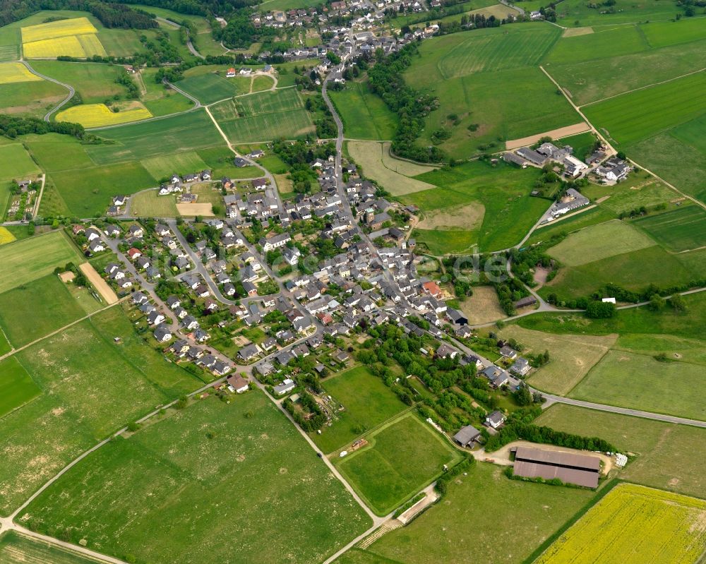 Welterod aus der Vogelperspektive: Ortsansicht der Ortsgemeinde Welterod im Bundesland Rheinland-Pfalz