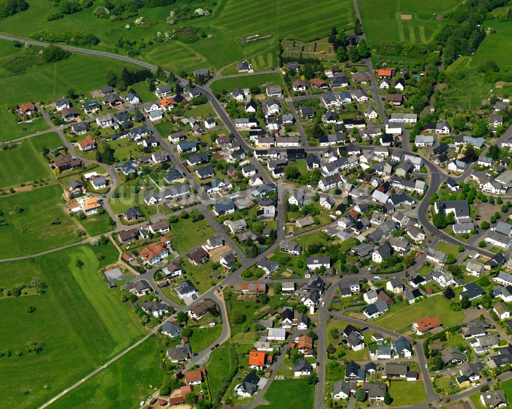 Westernohe von oben - Ortsansicht der Ortsgemeinde Westernohe im Bundesland Rheinland-Pfalz