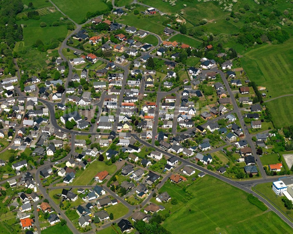 Westernohe aus der Vogelperspektive: Ortsansicht der Ortsgemeinde Westernohe im Bundesland Rheinland-Pfalz