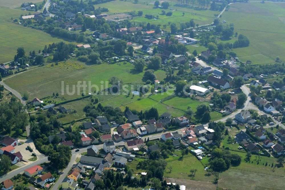 Luftaufnahme Spreenhagen - Ortsansicht des Ortskerns der Gemeinde Spreenhagen im Bundesland Brandenburg