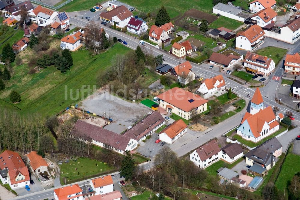 Wald-Michelbach aus der Vogelperspektive: Ortsansicht im Ortsteil Affolterbach in Wald-Michelbach im Bundesland Hessen