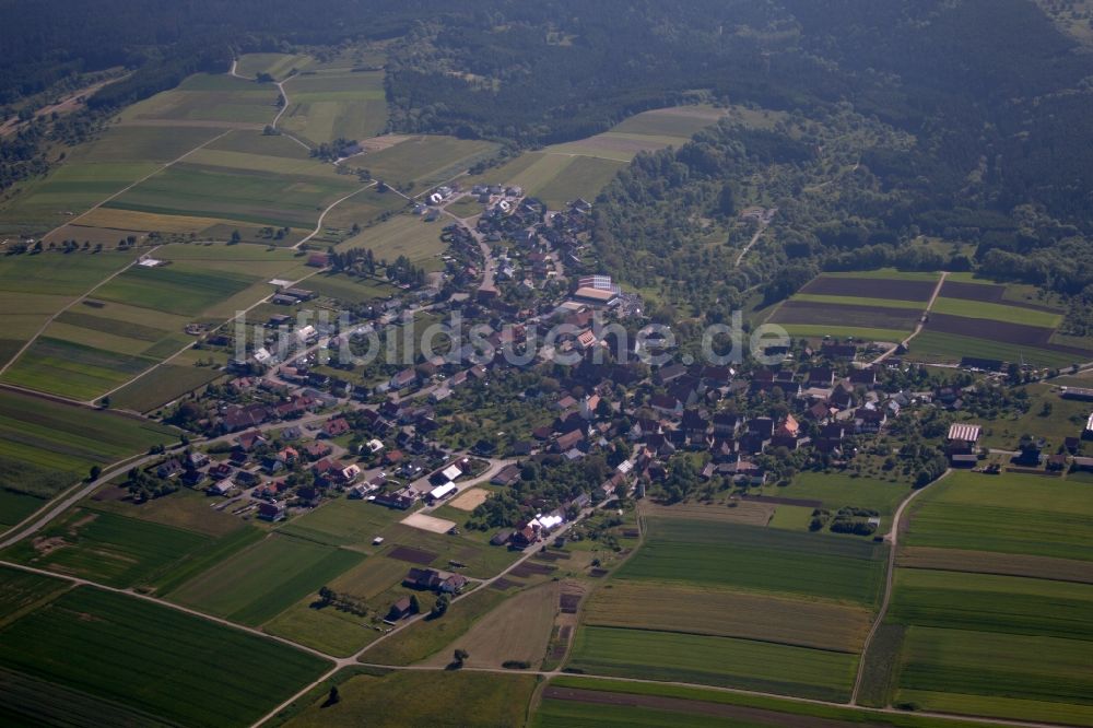 Luftaufnahme Rosenfeld - Ortsansicht im Ortsteil Bickelsberg in Rosenfeld im Bundesland Baden-Württemberg