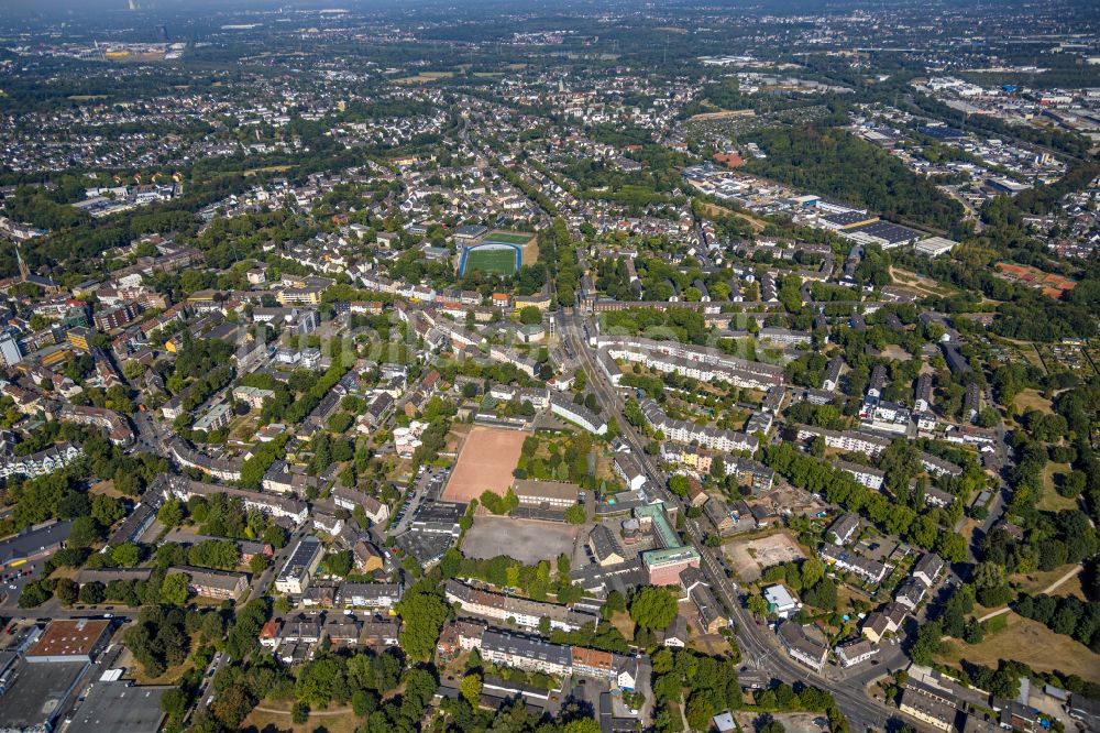 Luftaufnahme Essen - Ortsansicht im Ortsteil Bochold in Essen im Bundesland Nordrhein-Westfalen, Deutschland