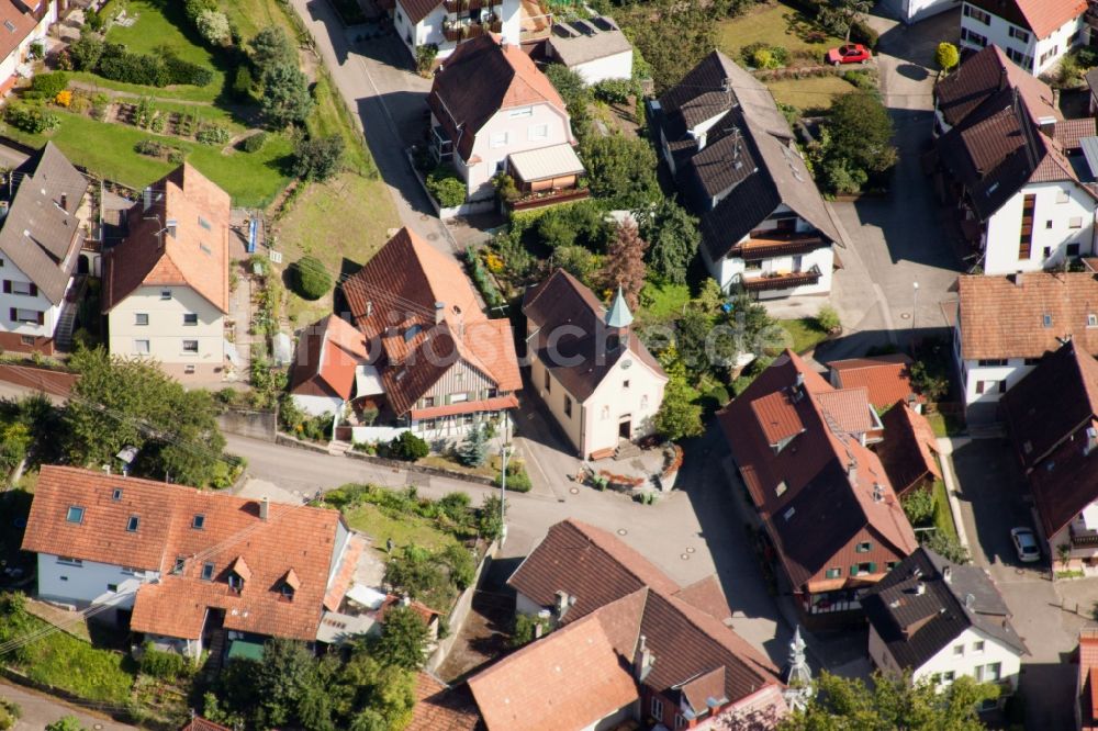 Luftbild Bühl - Ortsansicht im Ortsteil Eisental in Bühl im Bundesland Baden-Württemberg