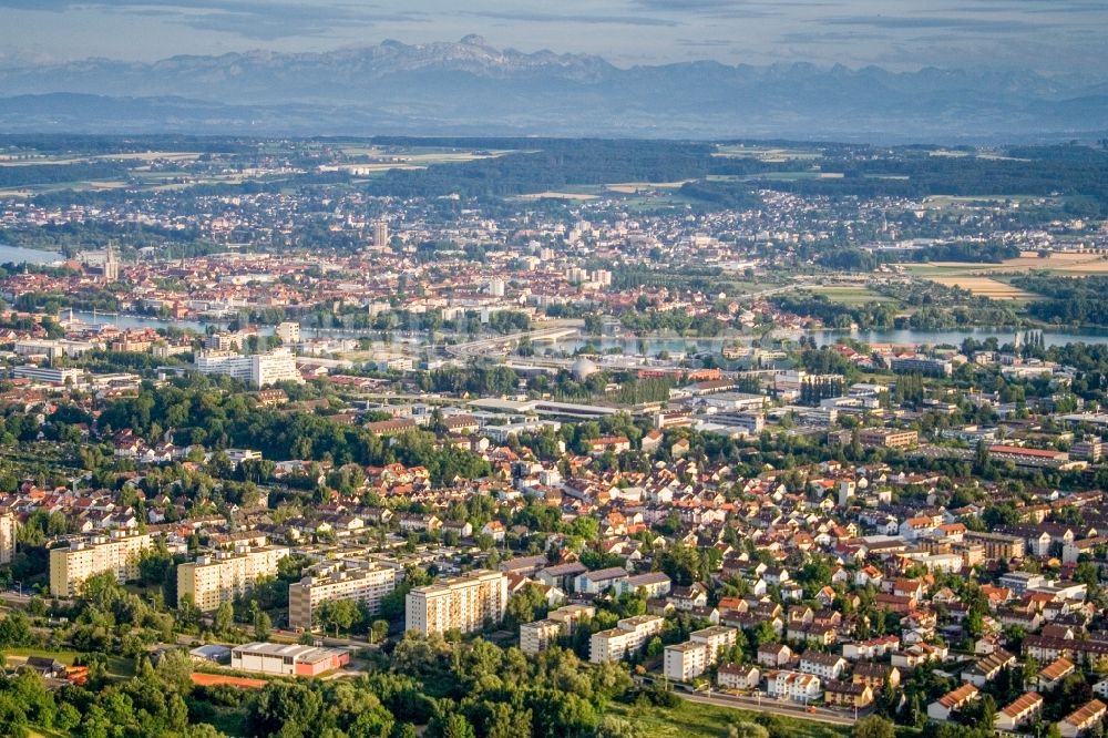 Luftbild Konstanz - Ortsansicht im Ortsteil Fürstenberg in Konstanz im Bundesland Baden-Württemberg, Deutschland