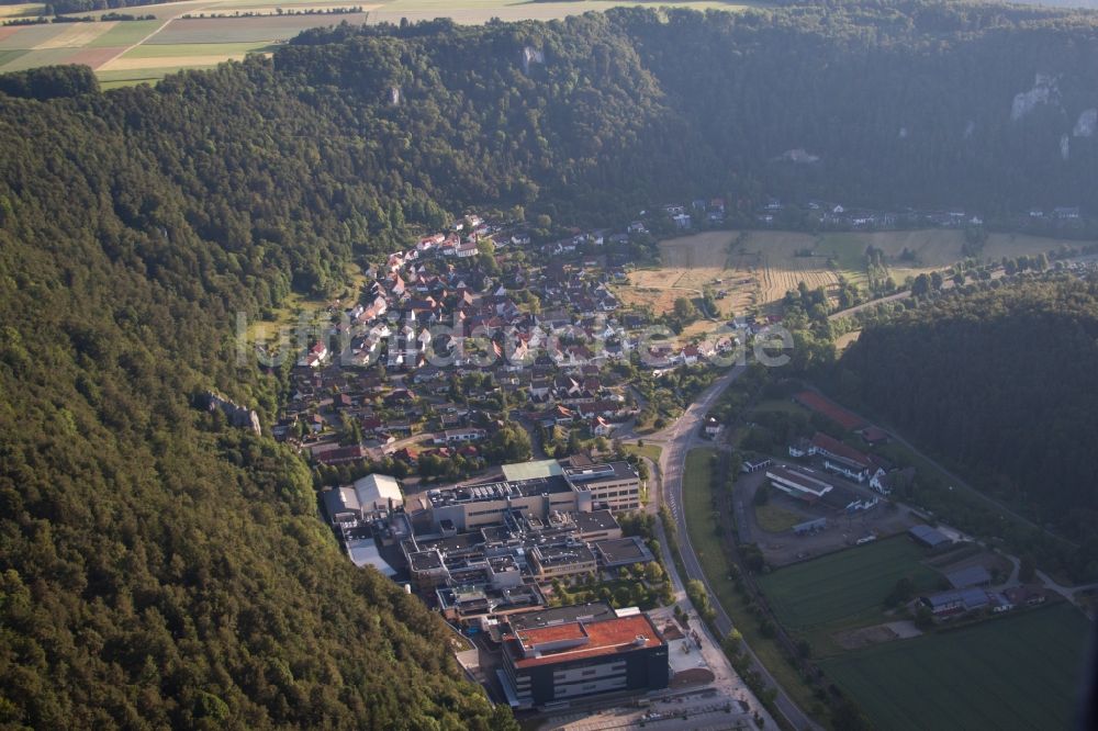 Luftbild Blaubeuren - Ortsansicht im Ortsteil Gerhausen in Blaubeuren im Bundesland Baden-Württemberg