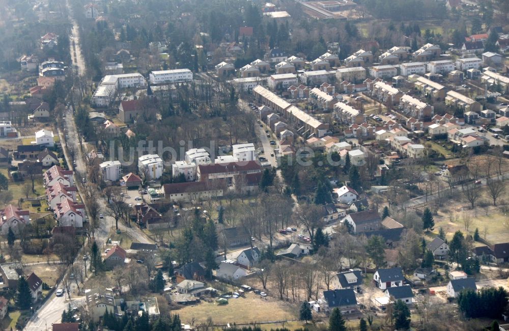 Luftaufnahme Potsdam - Ortsansicht im Ortsteil Groß Glienicke in Potsdam im Bundesland Brandenburg