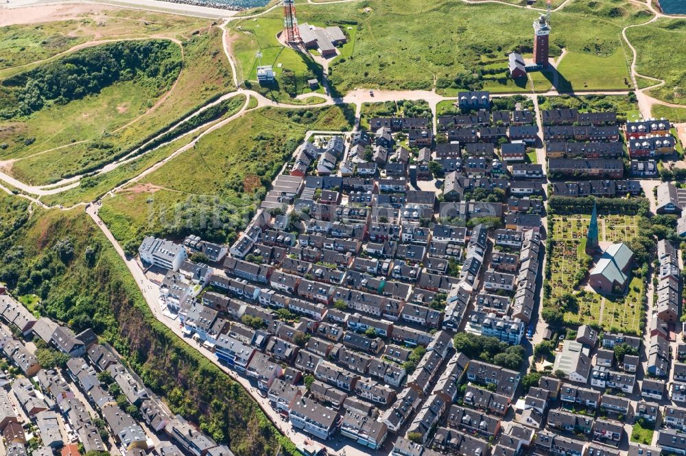 Helgoland aus der Vogelperspektive: Ortsansicht im Ortsteil Hamburg Metropolitan Area in Helgoland im Bundesland Schleswig-Holstein