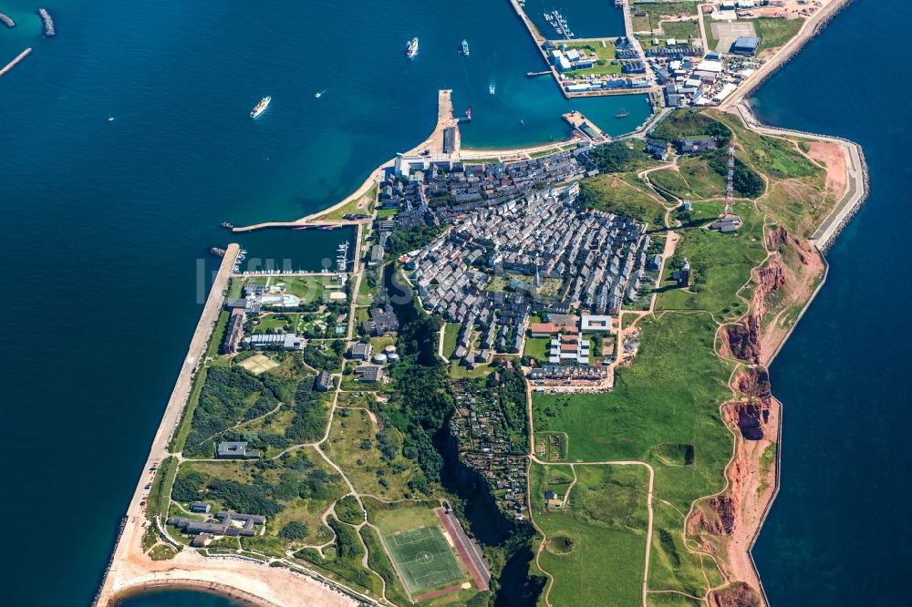 Luftbild Helgoland - Ortsansicht im Ortsteil Hamburg Metropolitan Area in Helgoland im Bundesland Schleswig-Holstein