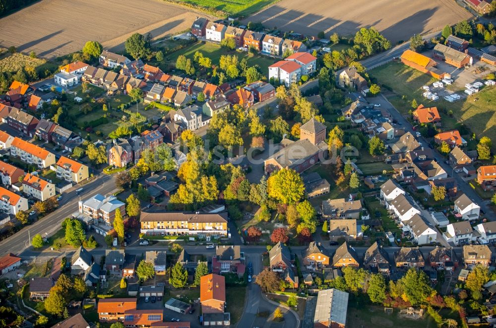 Werne aus der Vogelperspektive: Ortsansicht im Ortsteil Ruhr Metropolitan Area in Werne im Bundesland Nordrhein-Westfalen