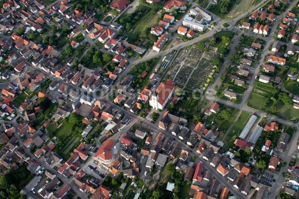 Luftbild Appenweier - Ortsansicht im Ortsteil Urloffen in Appenweier im Bundesland Baden-Württemberg