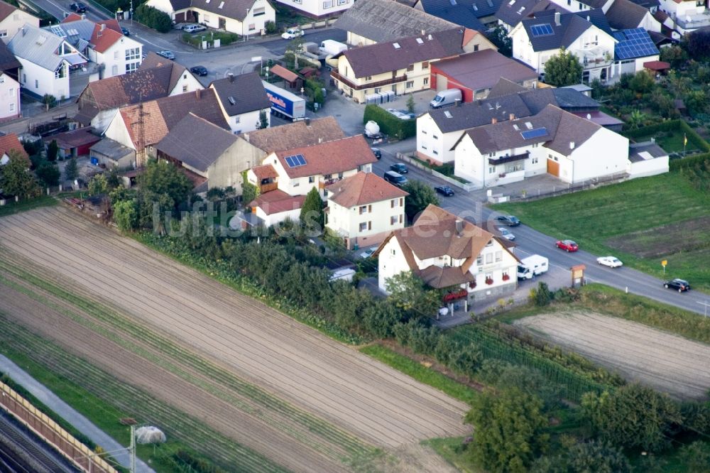 Appenweier aus der Vogelperspektive: Ortsansicht im Ortsteil Zimmern in Appenweier im Bundesland Baden-Württemberg