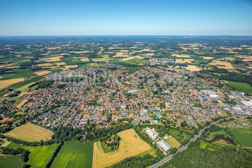 Ostbevern von oben - Ortsansicht in Ostbevern im Bundesland Nordrhein-Westfalen, Deutschland
