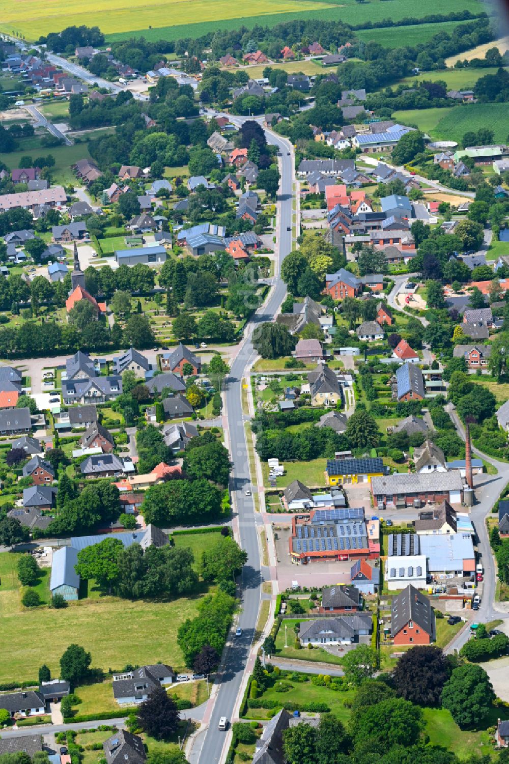 Luftbild Ostenfeld - Ortsansicht in Ostenfeld im Bundesland Schleswig-Holstein, Deutschland