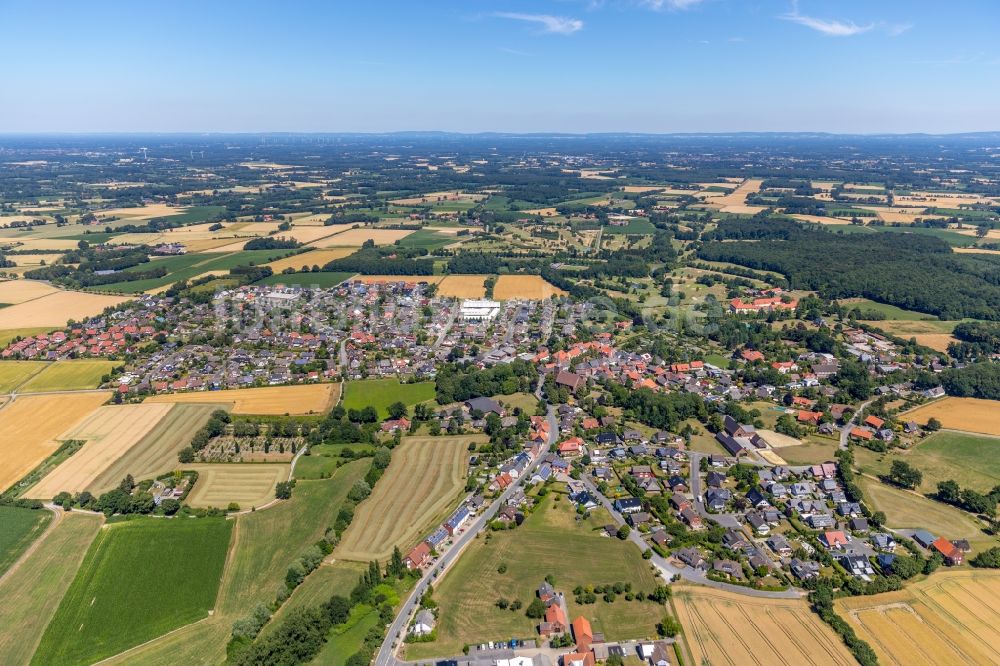 Ostenfelde von oben - Ortsansicht in Ostenfelde im Bundesland Nordrhein-Westfalen, Deutschland