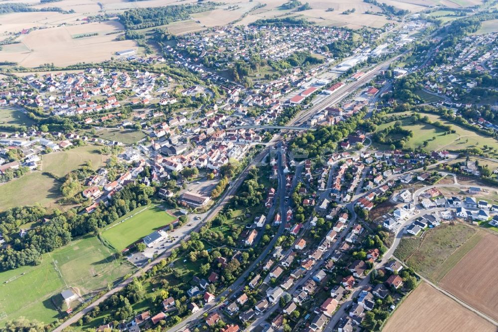 Luftbild Osterburken - Ortsansicht in Osterburken im Bundesland Baden-Württemberg, Deutschland