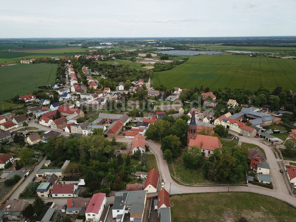 Luftbild Osternienburg - Ortsansicht in Osternienburg im Bundesland Sachsen-Anhalt, Deutschland