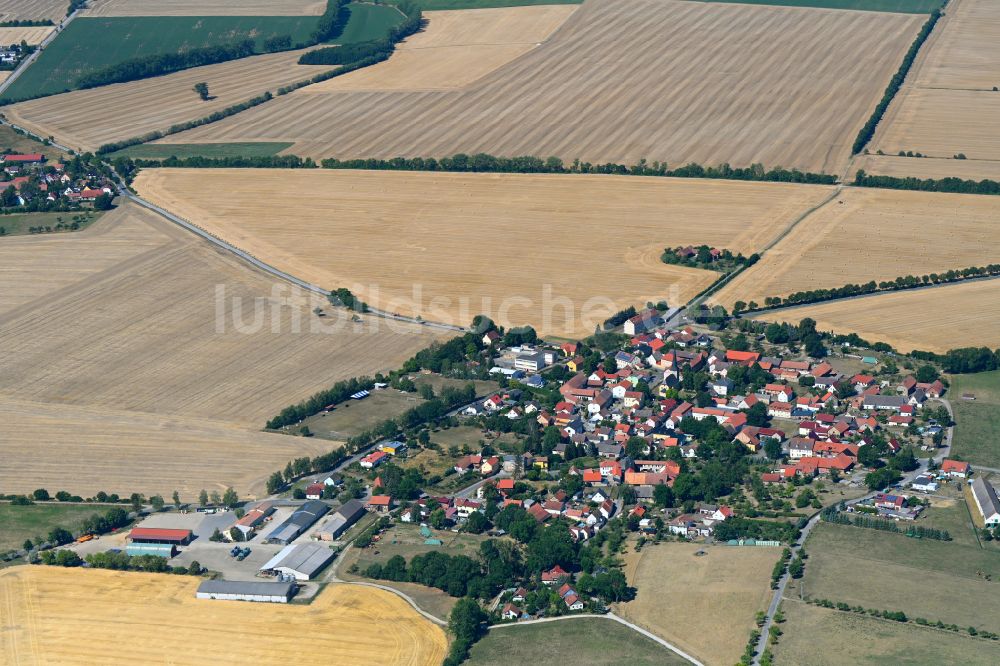 Luftaufnahme Osthausen-Wülfershausen - Ortsansicht in Osthausen-Wülfershausen im Bundesland Thüringen, Deutschland