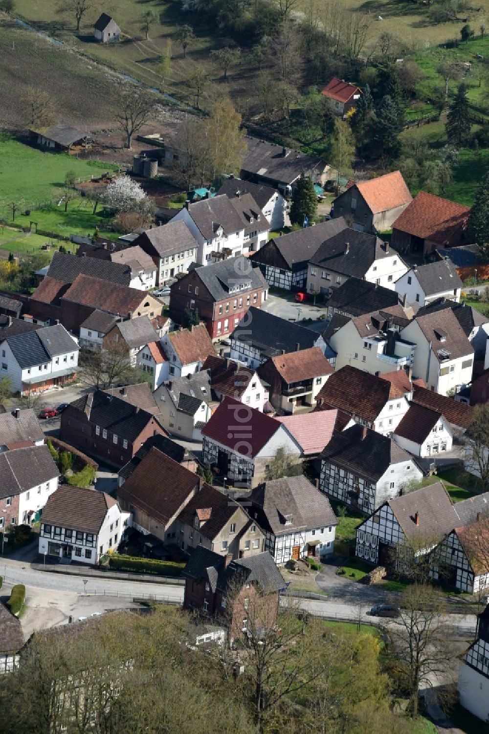 Luftbild Ottbergen - Ortsansicht in Ottbergen im Bundesland Nordrhein-Westfalen