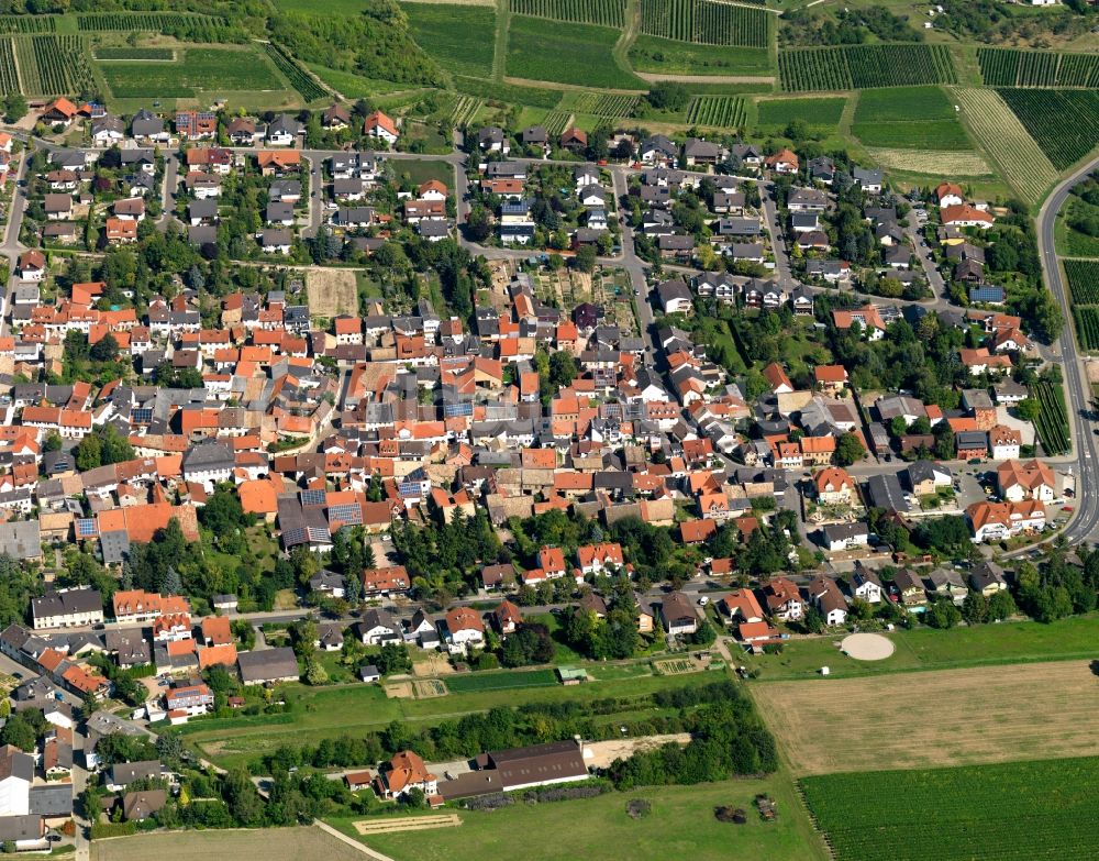 Luftbild Partenheim - Ortsansicht von Partenheim im Bundesland Rheinland-Pfalz