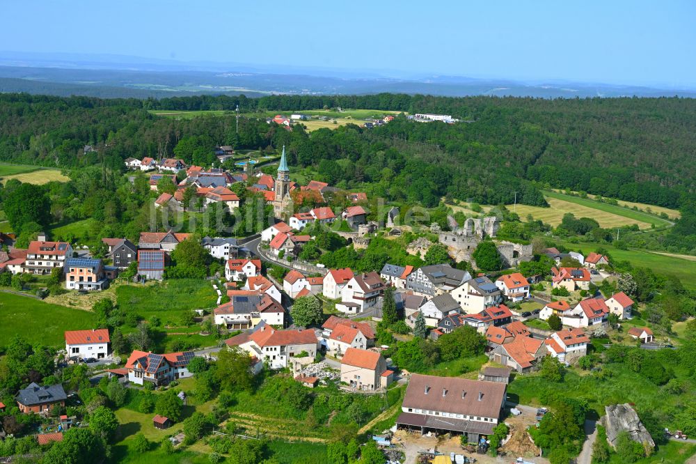 Pfaffendorf von oben - Ortsansicht in Pfaffendorf im Bundesland Bayern, Deutschland