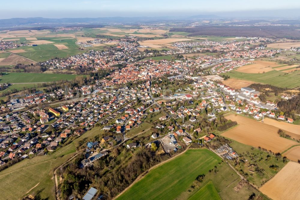 Pfaffenhoffen aus der Vogelperspektive: Ortsansicht in Pfaffenhoffen in Grand Est, Frankreich