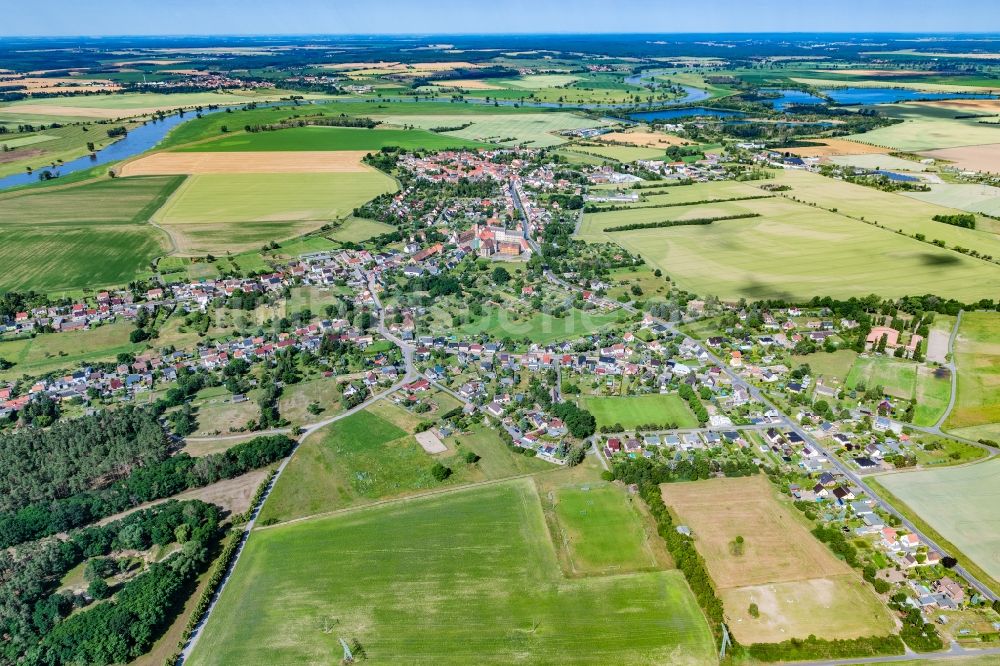 Luftbild Prettin - Ortsansicht in Prettin im Bundesland Sachsen-Anhalt, Deutschland