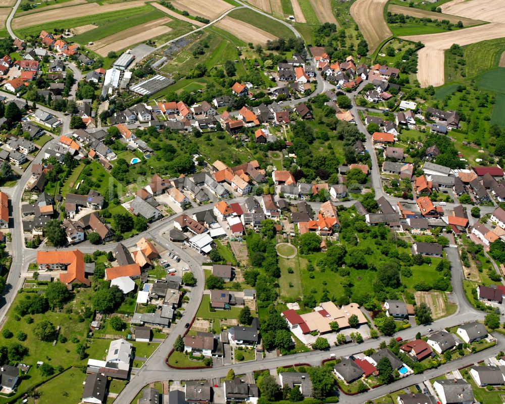 Luftbild Legelshurst - Ortsansicht am Rande von landwirtschaftlichen Feldern in Legelshurst im Bundesland Baden-Württemberg, Deutschland