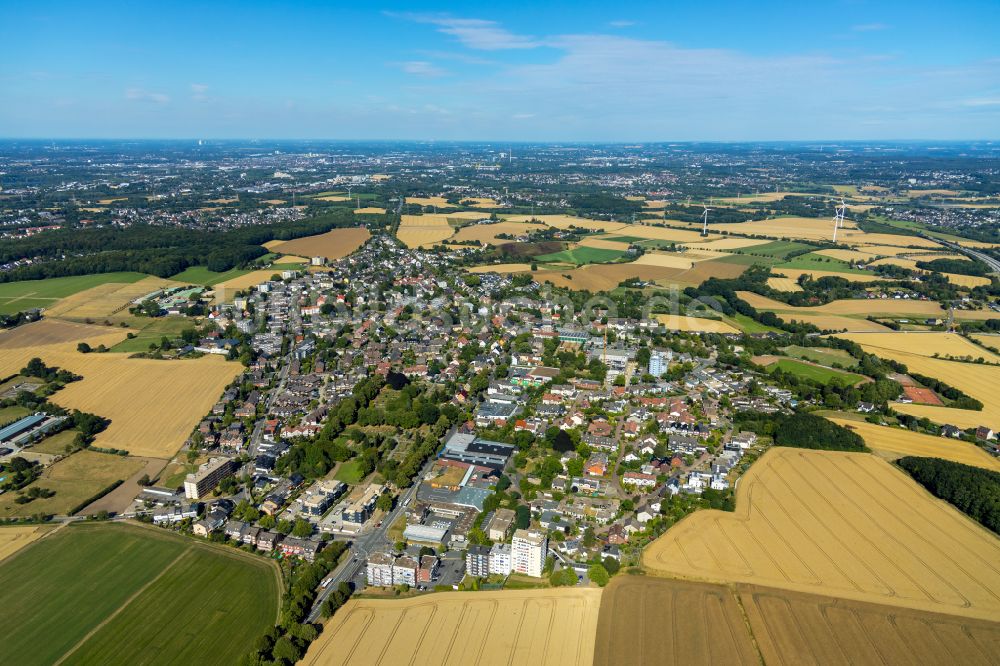 Luftbild Stockum - Ortsansicht am Rande von landwirtschaftlichen Feldern in Stockum im Bundesland Nordrhein-Westfalen, Deutschland