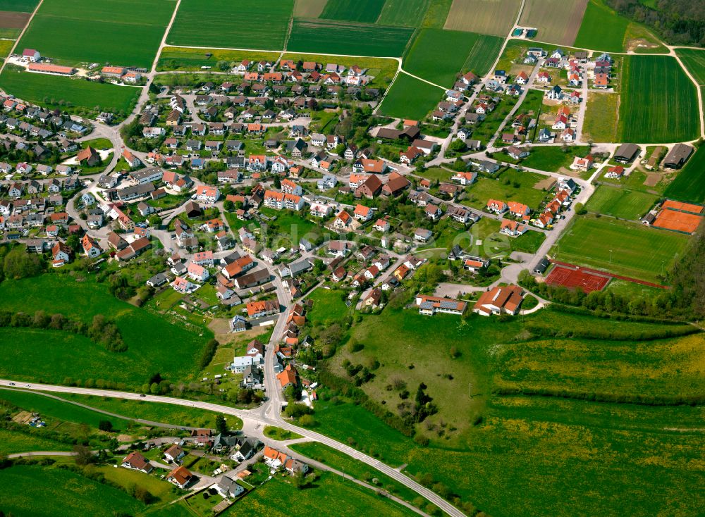 Luftbild Ulm - Ortsansicht am Rande von landwirtschaftlichen Feldern in Ulm im Bundesland Baden-Württemberg, Deutschland