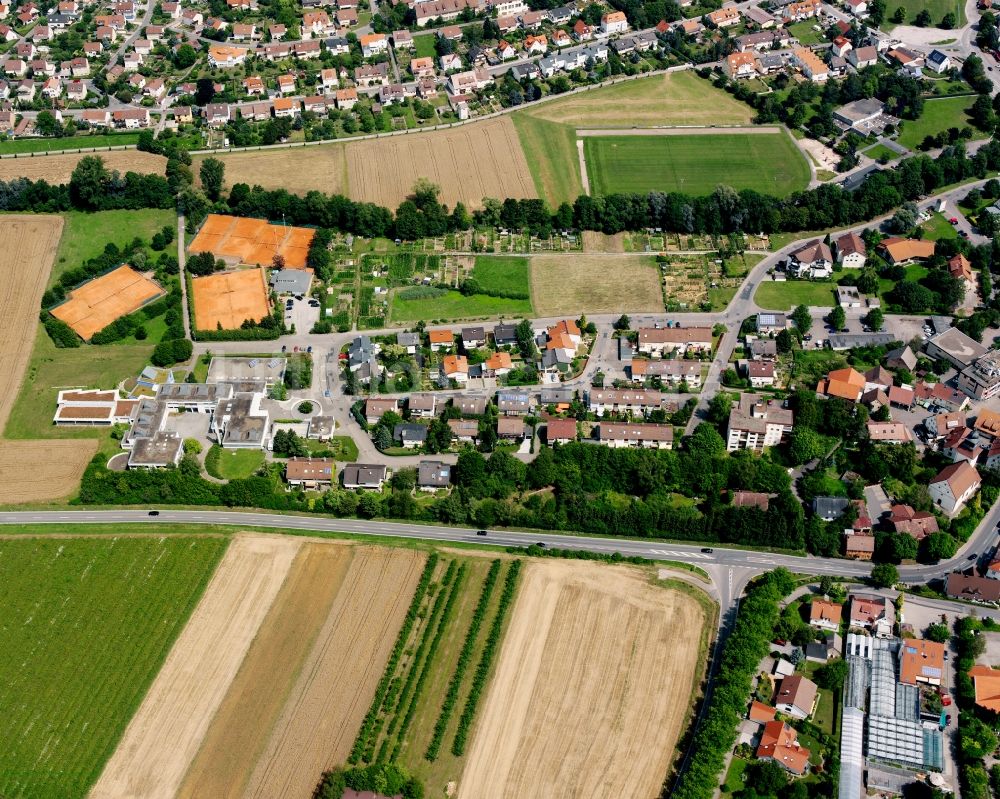 Willsbach von oben - Ortsansicht am Rande von landwirtschaftlichen Feldern in Willsbach im Bundesland Baden-Württemberg, Deutschland