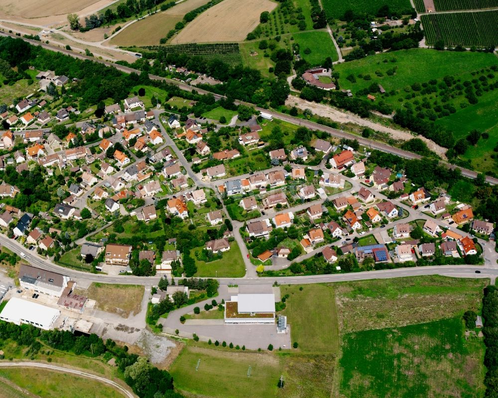 Willsbach aus der Vogelperspektive: Ortsansicht am Rande von landwirtschaftlichen Feldern in Willsbach im Bundesland Baden-Württemberg, Deutschland