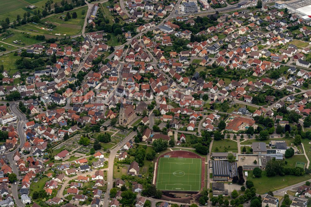 Luftbild Rangendingen - Ortsansicht in Rangendingen im Bundesland Baden-Württemberg, Deutschland