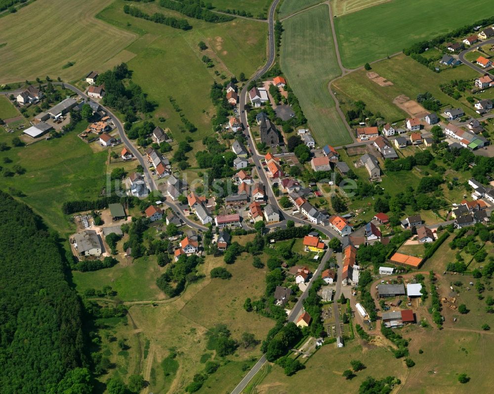 Rückweiler aus der Vogelperspektive: Ortsansicht von Rückweiler im Bundesland Rheinland-Pfalz