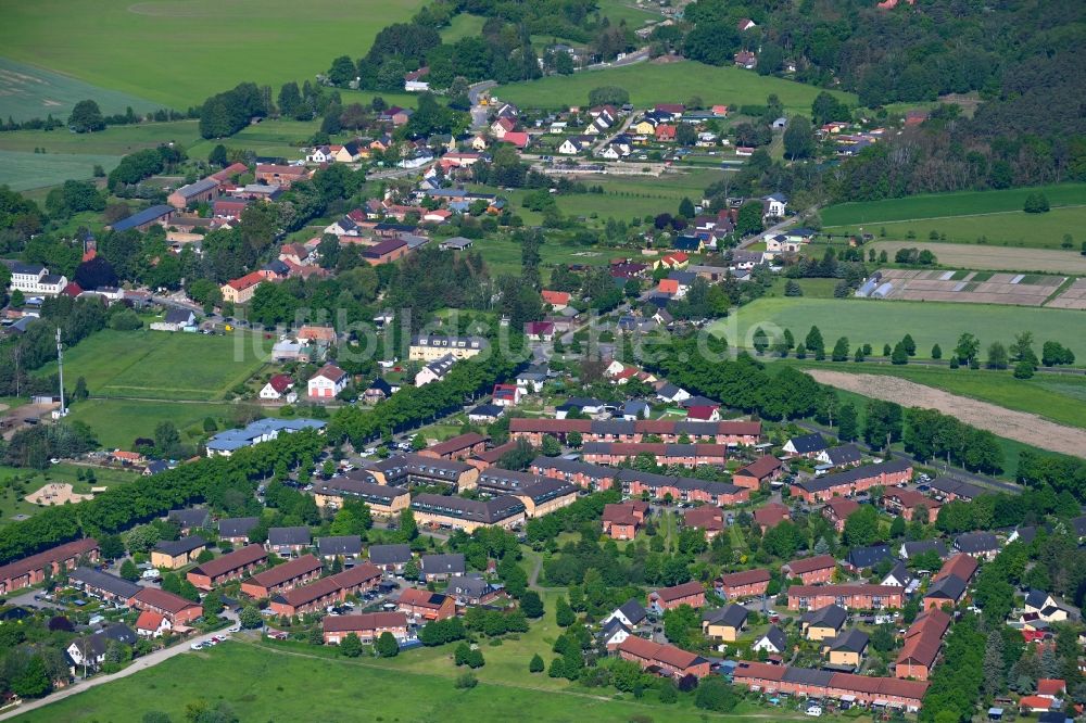 Luftbild Rüdnitz - Ortsansicht in Rüdnitz im Bundesland Brandenburg, Deutschland