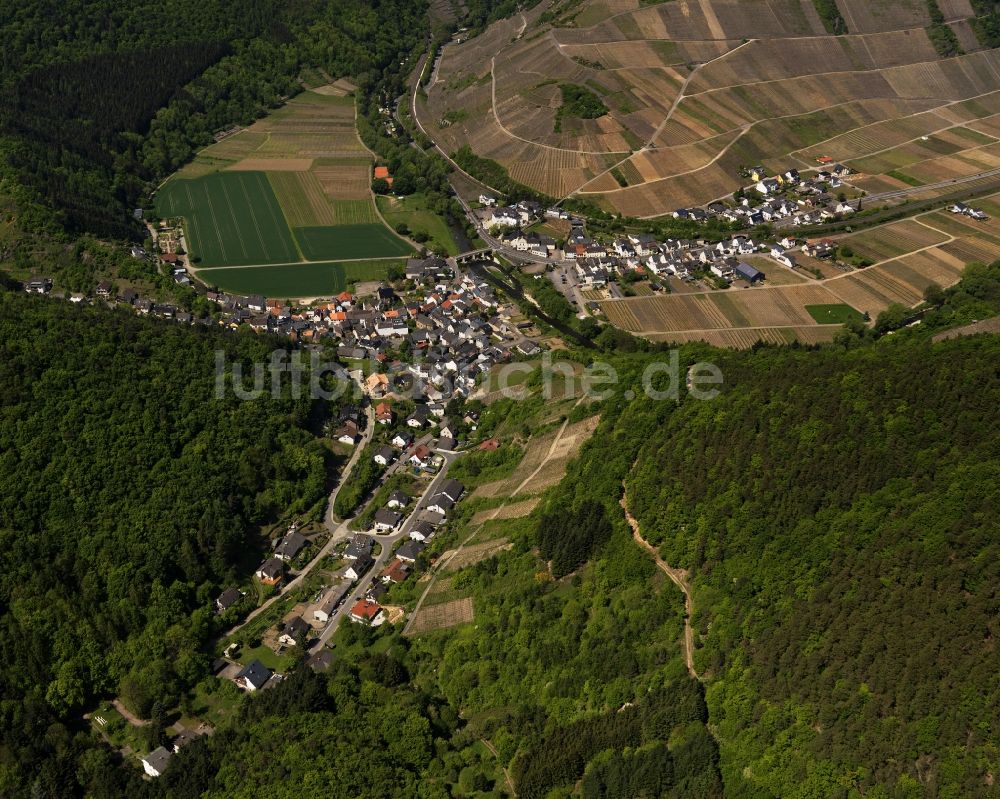 Luftaufnahme Rech - Ortsansicht von Rech im Bundesland Rheinland-Pfalz