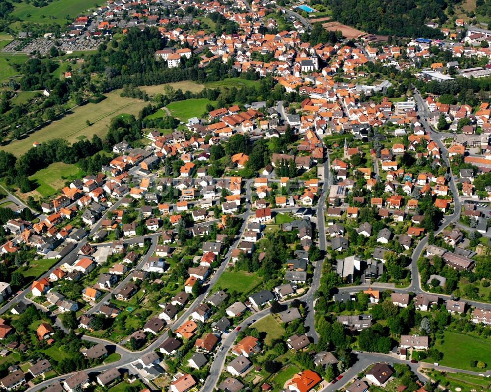 Luftbild Reichelsheim (Odenwald) - Ortsansicht in Reichelsheim (Odenwald) im Bundesland Hessen, Deutschland