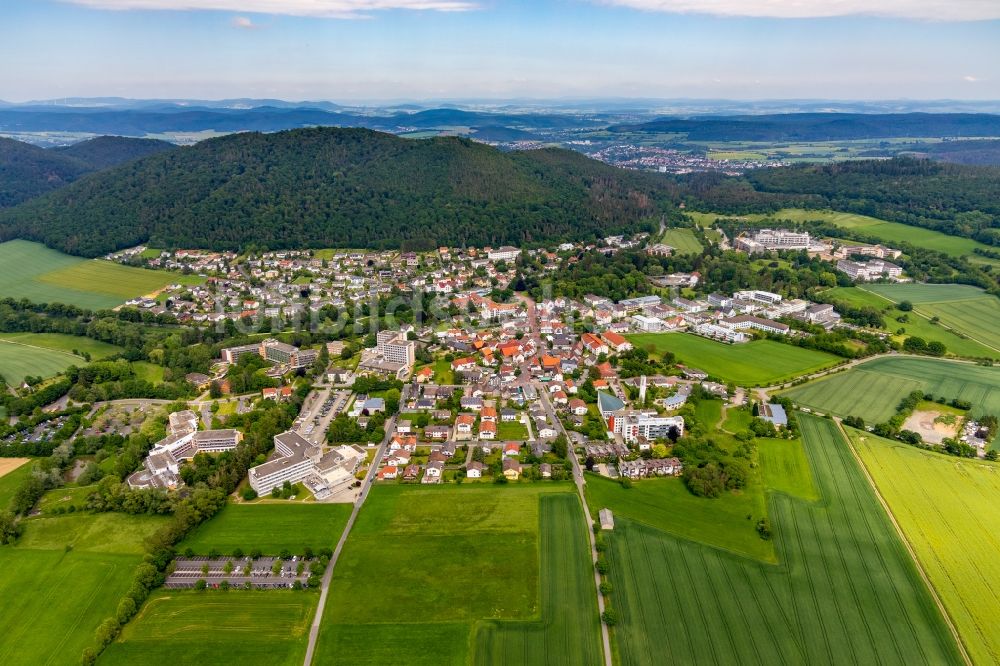 Luftaufnahme Reinhardshausen - Ortsansicht in Reinhardshausen im Bundesland Hessen, Deutschland