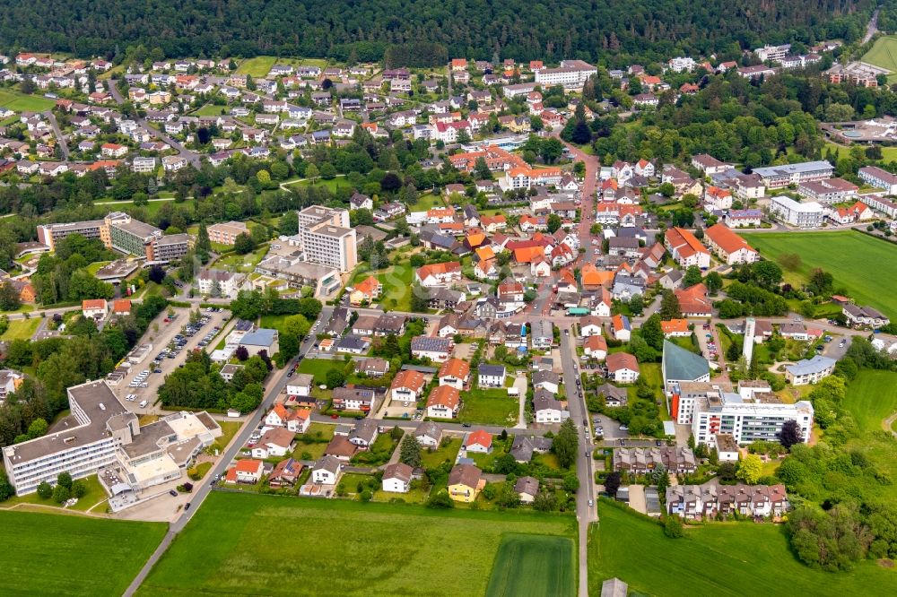 Reinhardshausen aus der Vogelperspektive: Ortsansicht in Reinhardshausen im Bundesland Hessen, Deutschland