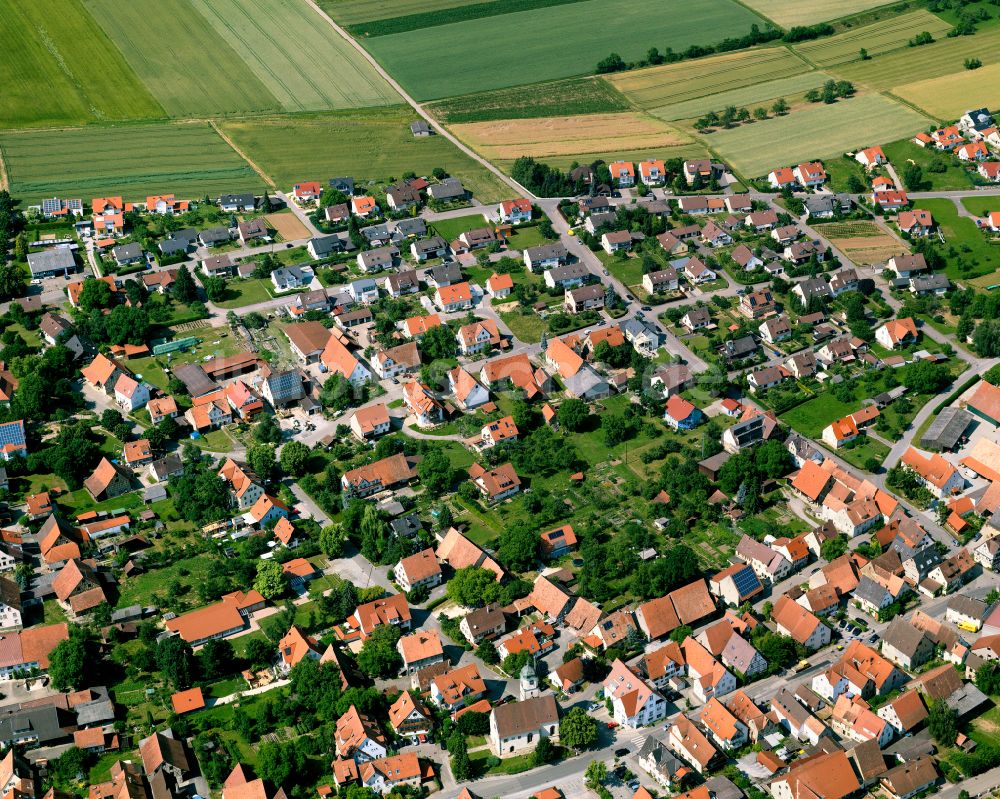 Luftaufnahme Remmingsheim - Ortsansicht in Remmingsheim im Bundesland Baden-Württemberg, Deutschland