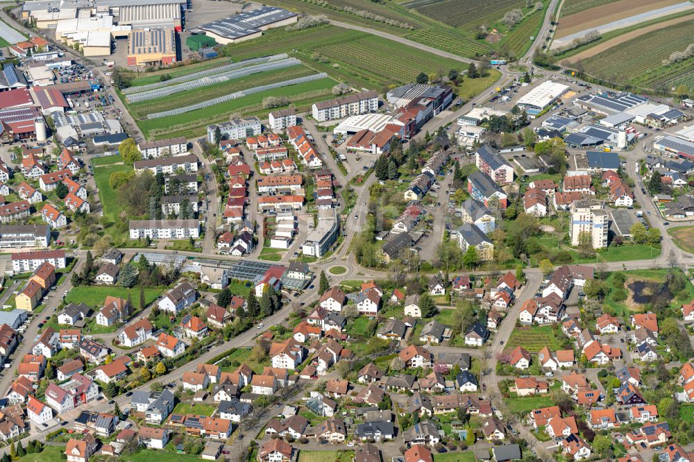 Oberkirch aus der Vogelperspektive: Ortsansicht an der Renchener Straße in Oberkirch im Bundesland Baden-Württemberg, Deutschland