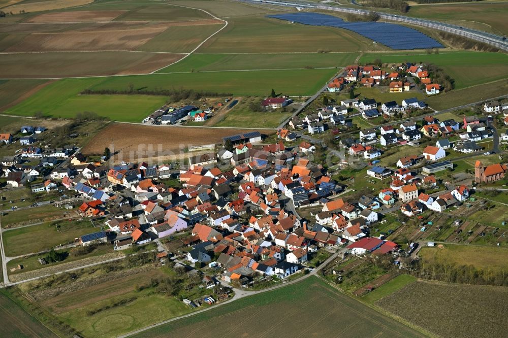 Luftbild Rettersheim - Ortsansicht in Rettersheim im Bundesland Bayern, Deutschland