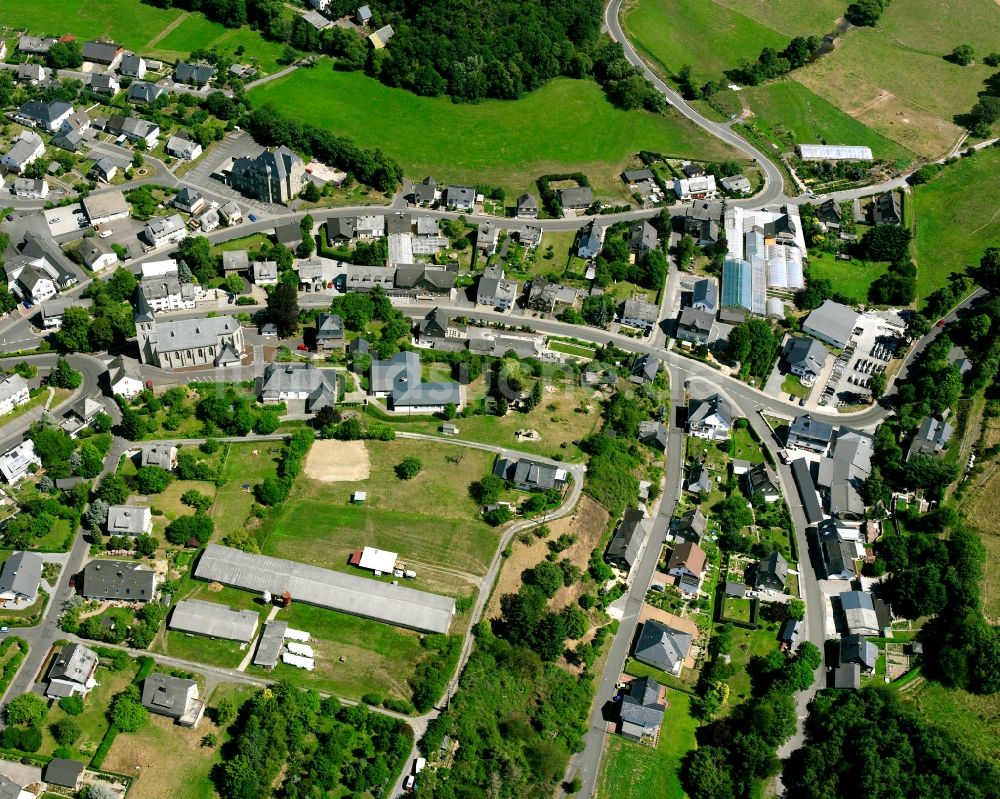 Luftaufnahme Rhaunen - Ortsansicht in Rhaunen im Bundesland Rheinland-Pfalz, Deutschland