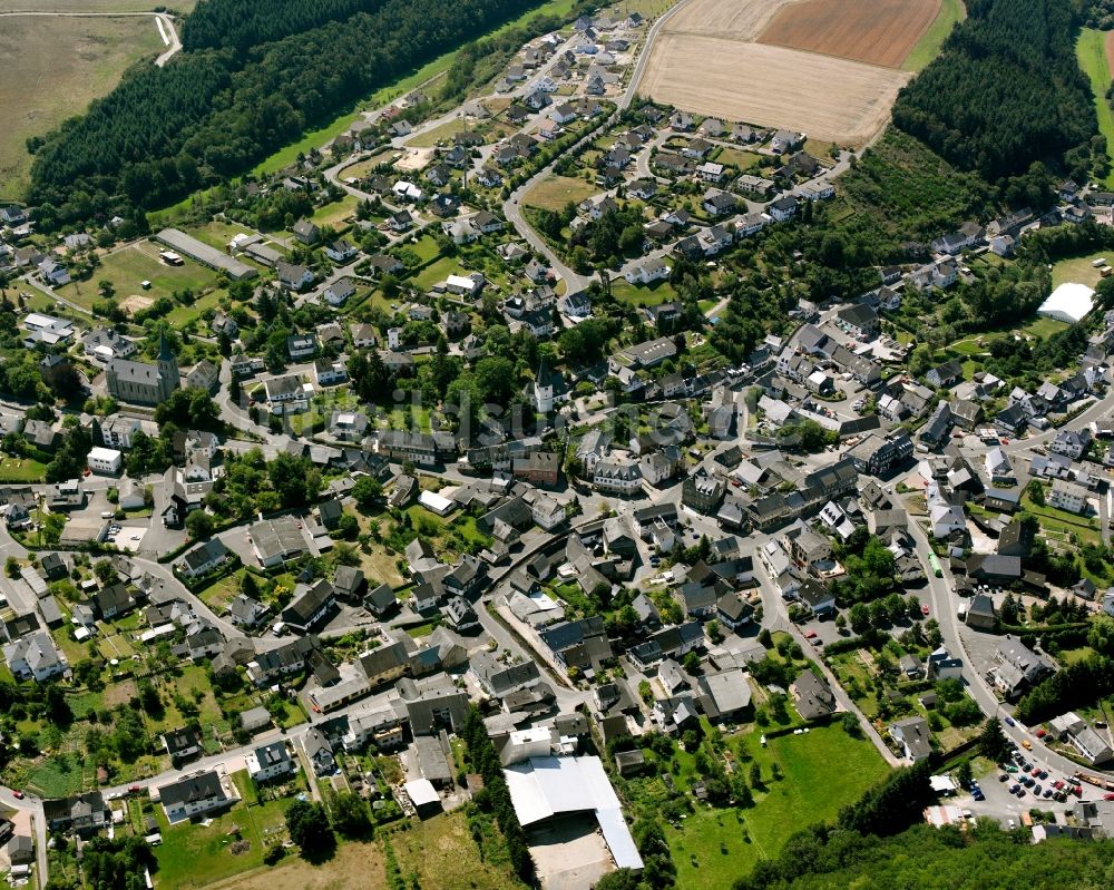 Luftbild Rhaunen - Ortsansicht in Rhaunen im Bundesland Rheinland-Pfalz, Deutschland