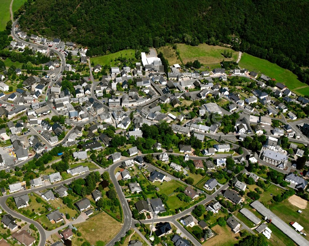 Luftaufnahme Rhaunen - Ortsansicht in Rhaunen im Bundesland Rheinland-Pfalz, Deutschland