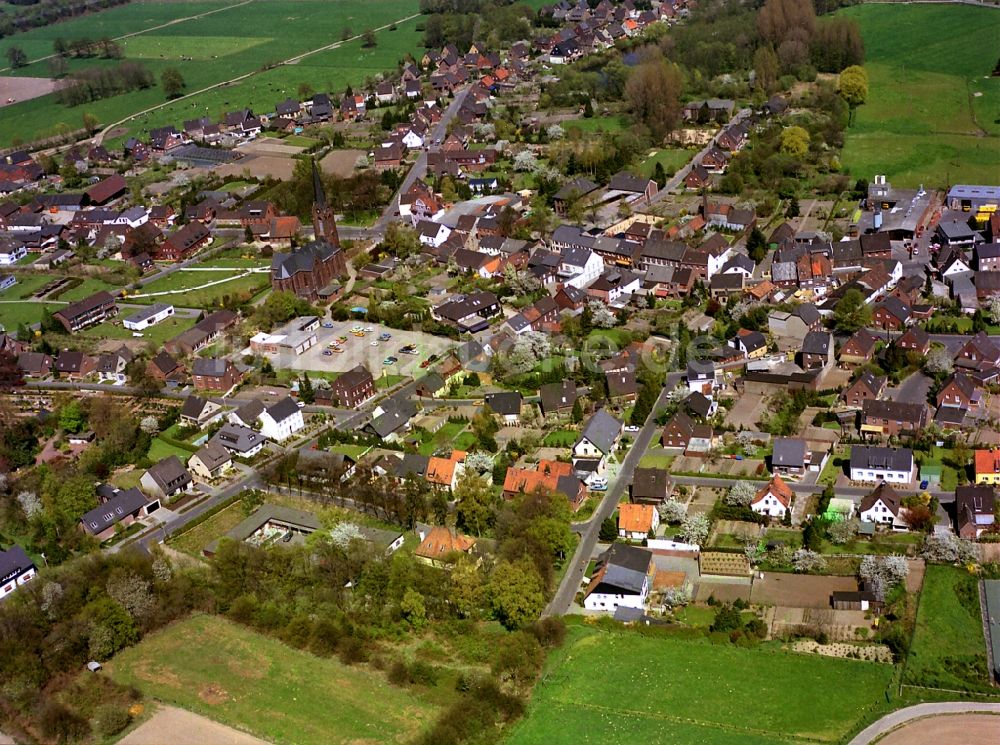 Luftbild Rheurdt - Ortsansicht in Rheurdt im Bundesland Nordrhein-Westfalen